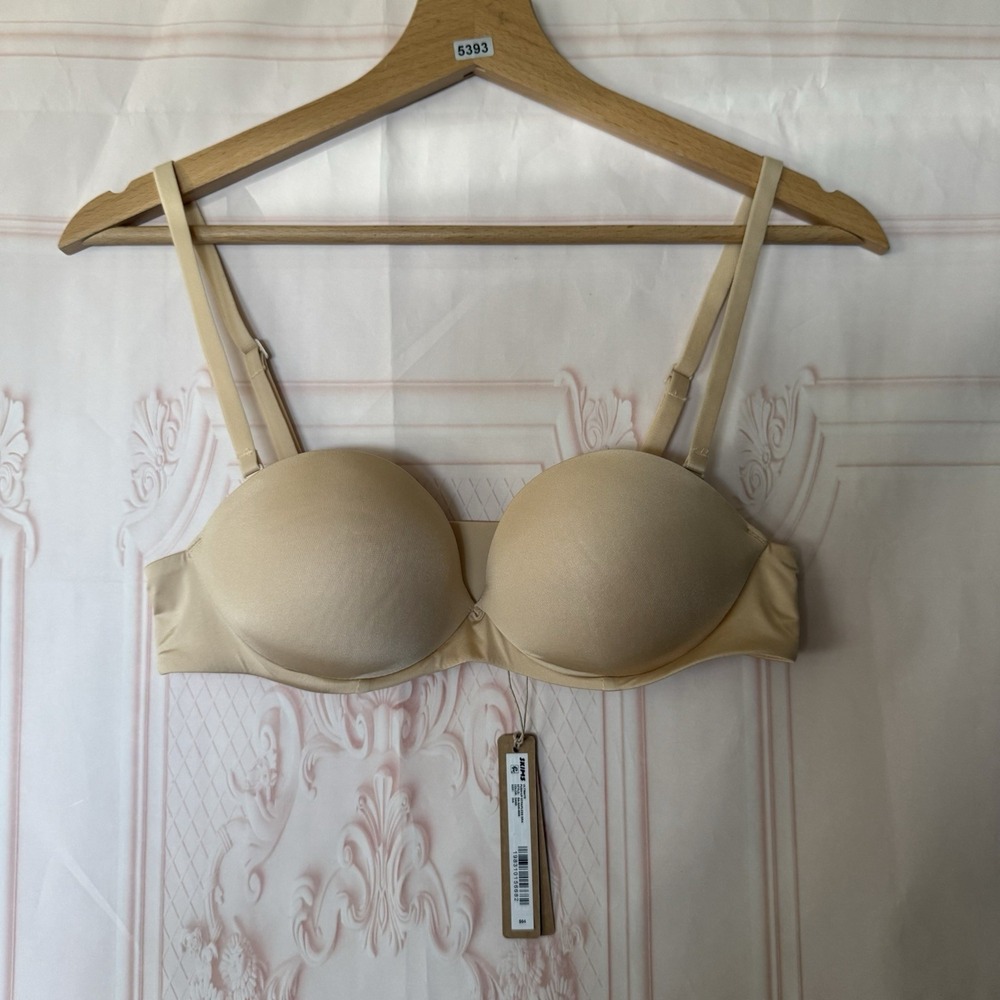 Skims Ultimate Push Up Strapless Bra In Sand Size 34A NWT $64